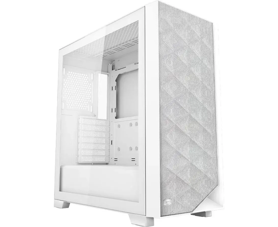 Корпус PCCOOLER C3 D510 WH (C3 D510-WHP0-GL), ATX, без БП, белый