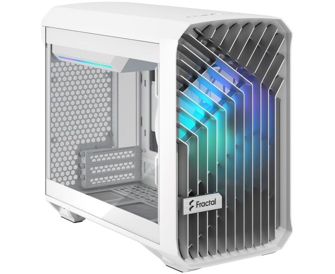 Корпус Fractal Design Torrent Nano RGB TG Clear Tint (FD-C-TOR1 N-05) без БП Mini-Tower, 1x180mm 2x USB-A 3.2 + 1x USB Type-C m ITX, m DT