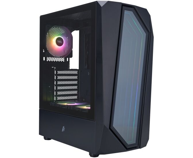 Корпус 1 STPLAYER Infinite Space IS6 ARGB Black (IS6-BK-2 F7 R-1 F7) / ATX / 3x120mm ARGB fans
