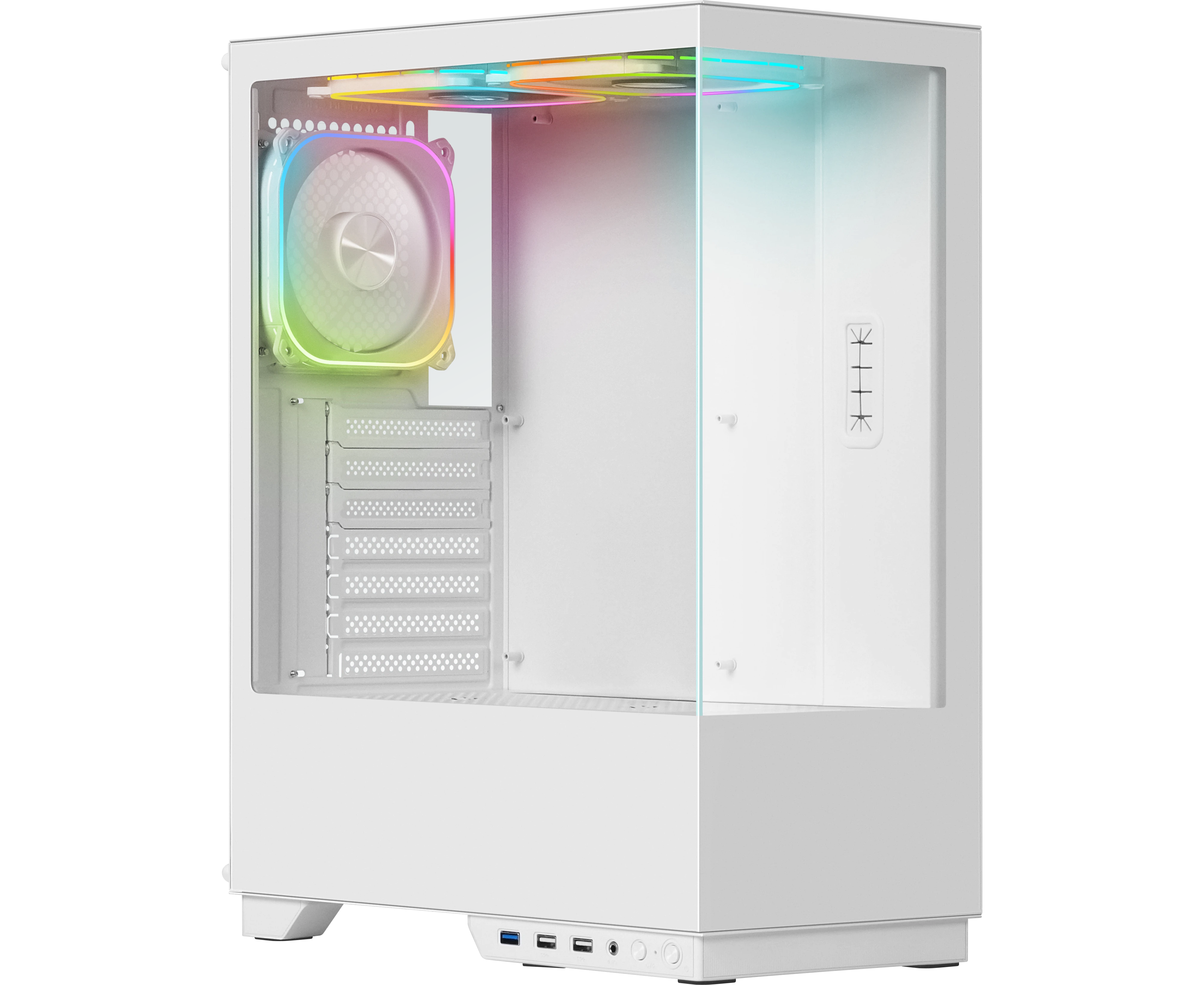 Корпус Defender Hyper Hub (25133) белый, ATX, 3fans, switch M/B Sync