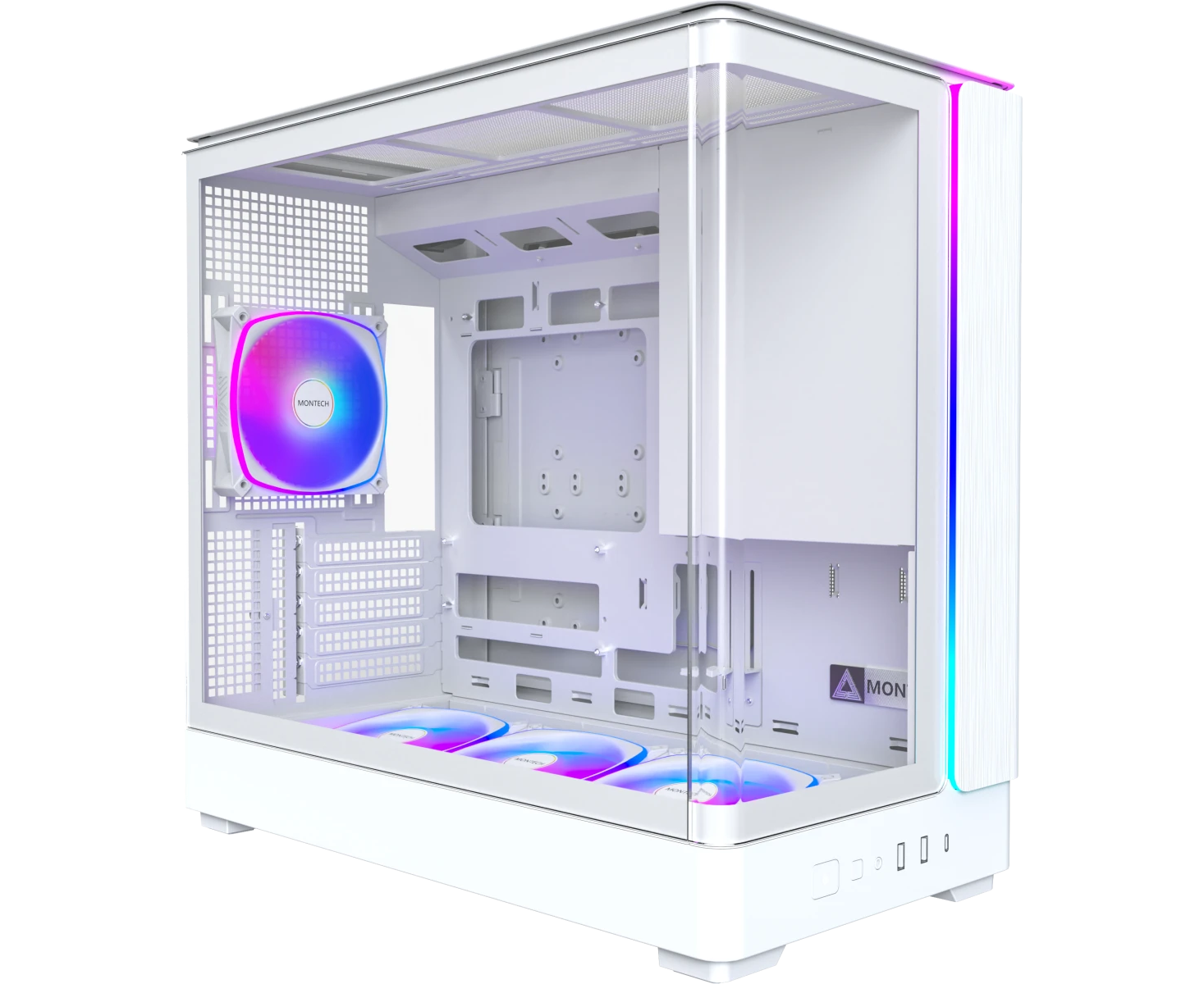 Корпус Montech King 15 Pro White / m ATX / 4x120mm ARGB fans