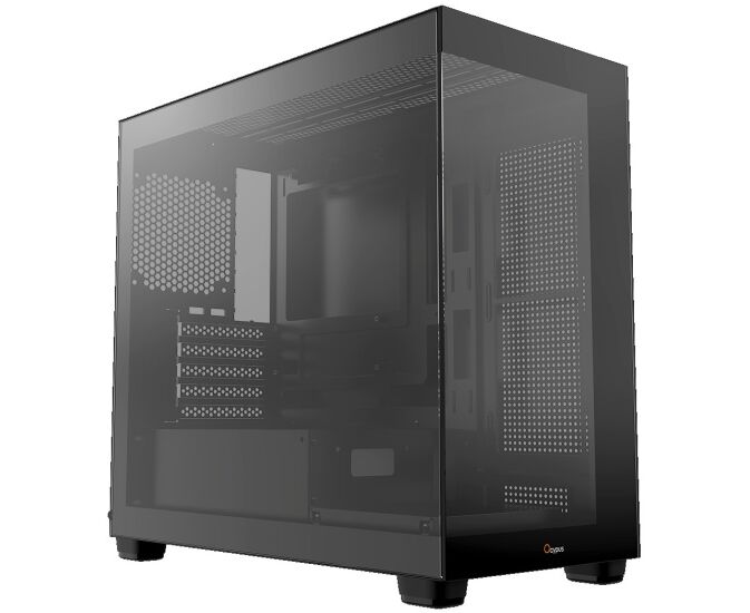 Корпус Ocypus Gamma C52 BK (Gamma-C52-B-KD000 XX-GL) m ATX / win / black / no PSU / Tempered Glass
