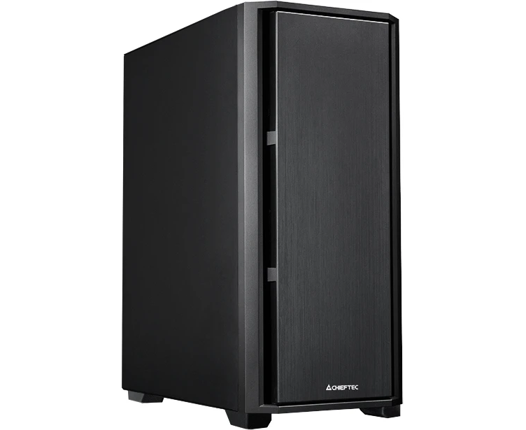 Корпус CHIEFTEC Pro Midi Q AS-02 B-OP без БП, звукоизоляция, черный, ATX
