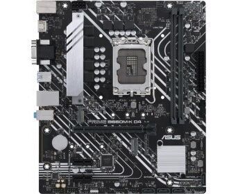 MB s1700 ASUS PRIME B660 M-K D4, Intel B660, m ATX, 2x DDR4, 1x PCI-E4.0x16/1x PCI-E4.0x4/2x PCI-E3.0x1, 4x SATA3/2x M.2