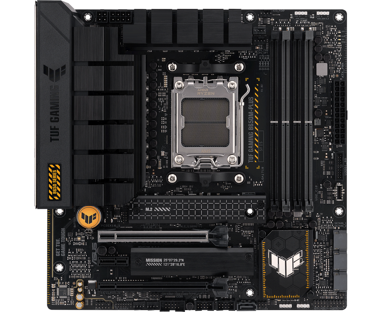 MB s AM5 ASUS TUF GAMING B650 M-PLUS m ATX 4x DDR5 2x PCI Ex16 PCI Ex1 2x M.2 USB-C DP HDMI 2.5 GLAN (90 MB1 BG0-M0 EAY0)