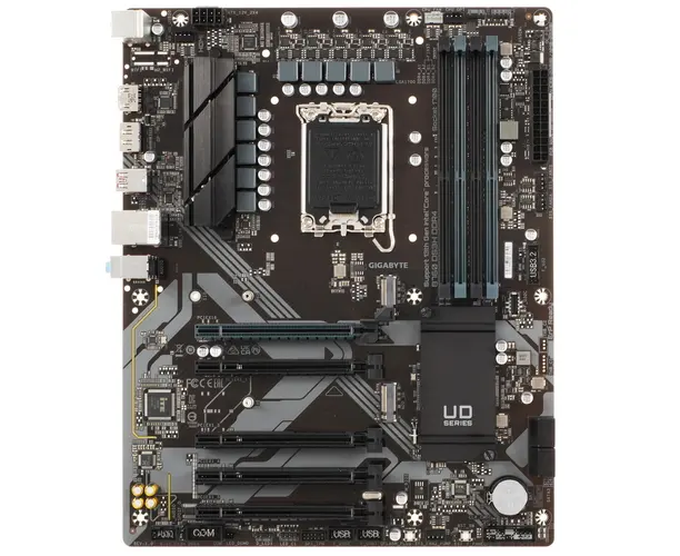 MB s1700 Gigabyte B760 DS3 H, Intel B760, 4x DDR4-3200 МГц, 5x PCI-Ex16, 2x M.2, Standard-ATX