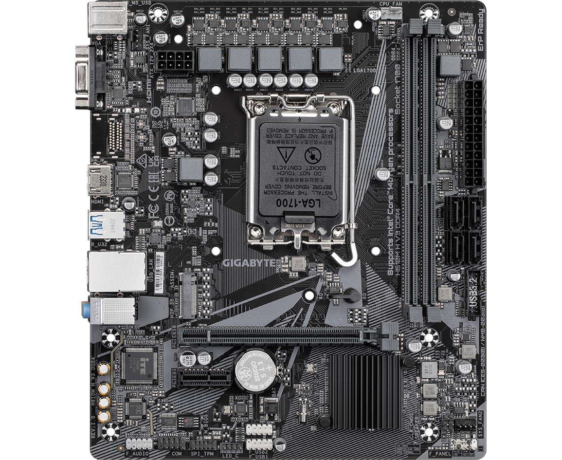 MB s1700 Gigabyte H610 M H V3 DDR4 Soc-1700 Intel H610 2x DDR4 m ATX AC`97 8ch(7.1) Gb LAN+VGA+HDMI