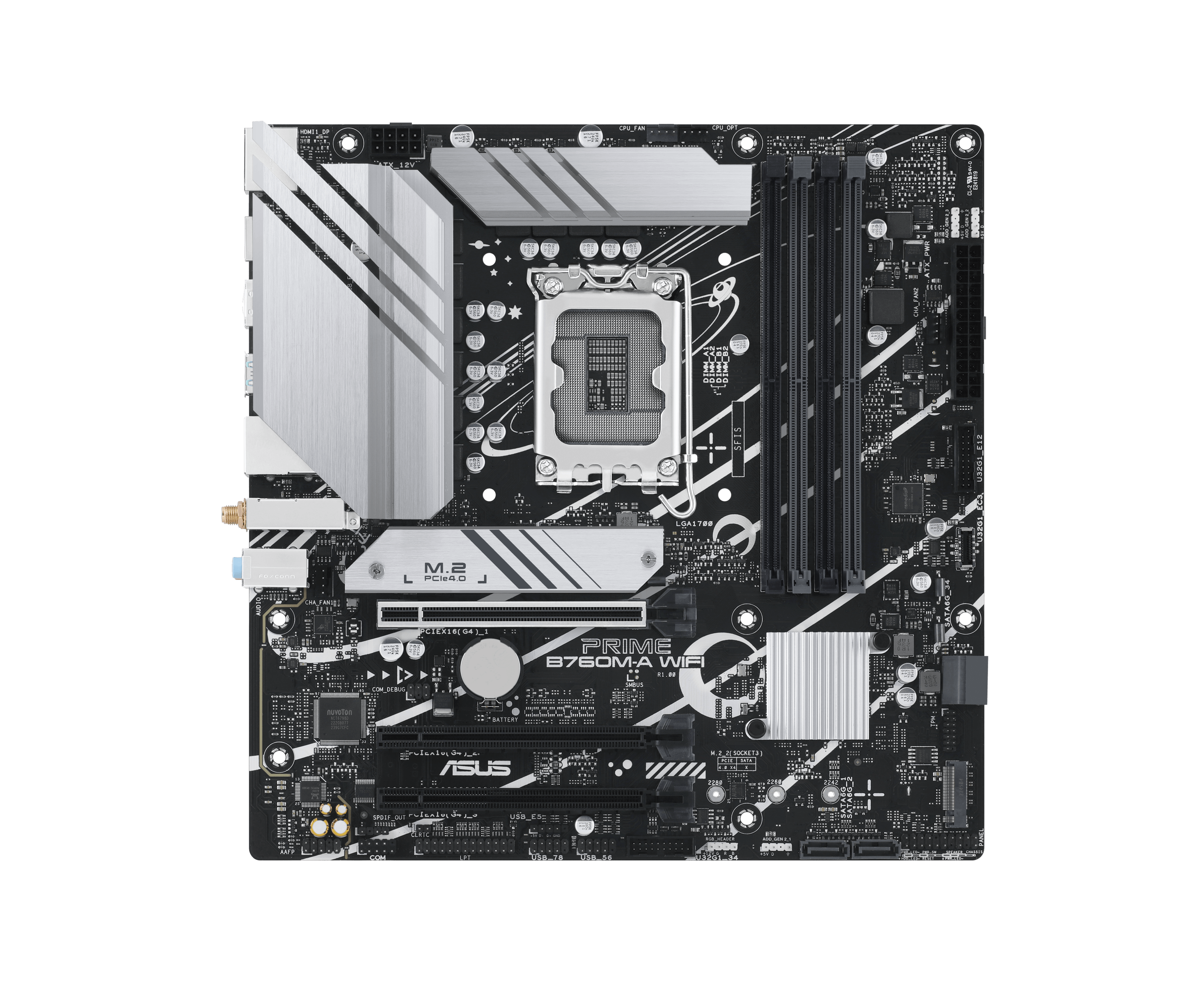 MB s1700 ASUS PRIME B760 M-A WIFI m ATX 4x DDR5 3x PCI Ex16 2x M.2 DP 2x HDMI 2.5 GLAN Wi-Fi 6 90 MB1 EL0-M0 EAY0