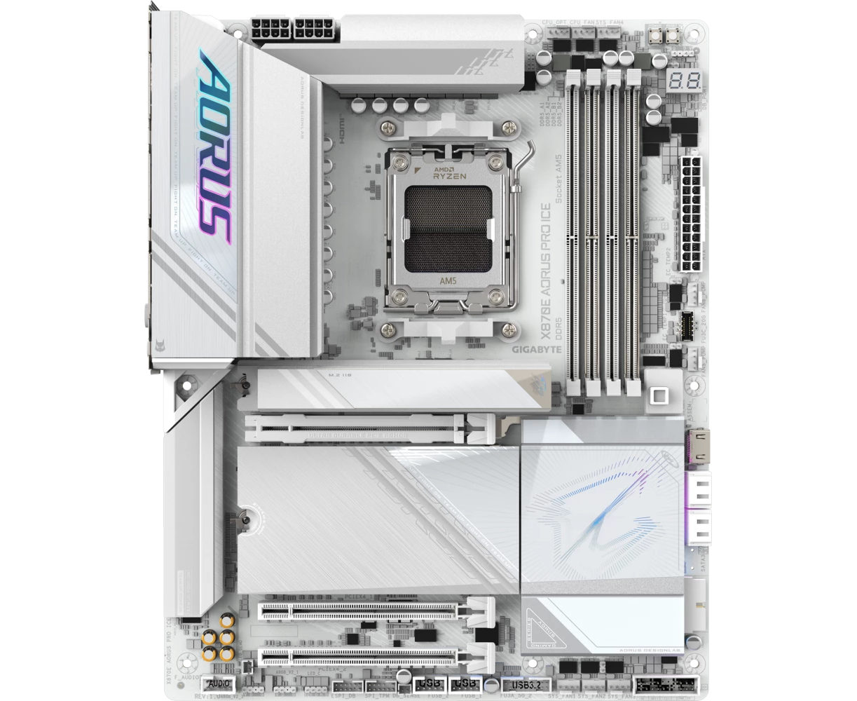 Материнская плата Gigabyte X870 E Aorus Pro Ice, RTL