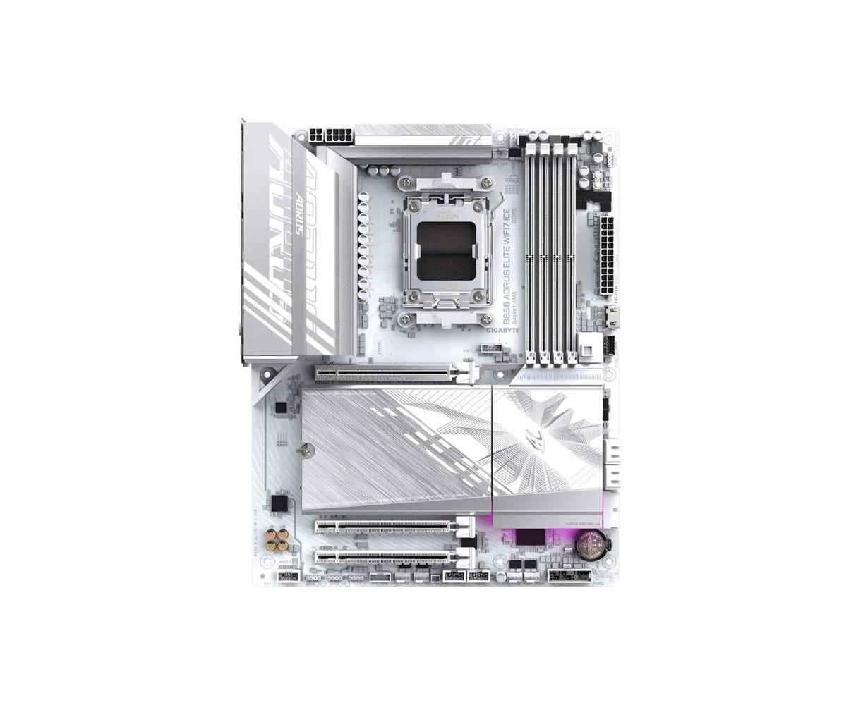 Материнская плата Giga Byte B850 Aorus Elite Wi Fi7 Ice rev. 1.1