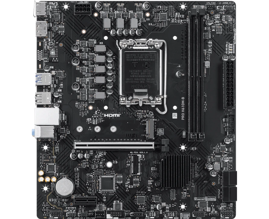 Материнская плата MSI Pro H610 M-B