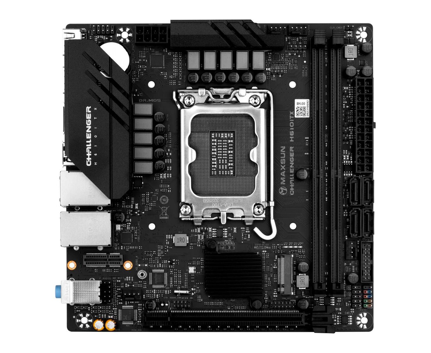 Материнская плата Maxsun MS-Challenger H610 ITX 2 LAN V3 (6940709698761)