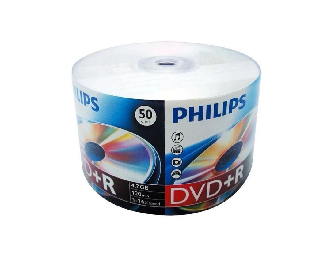 Диск DVD+R Philips DR416 U50 F/97 4.7 Gb, 16x, Bulk (50), Printable (50/600)