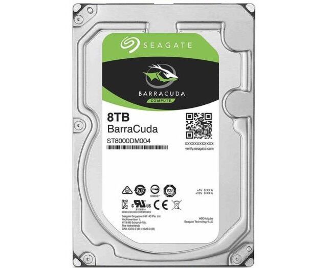 HHD Seagate Original Sata3 8 Tb ST8000 DM004 Barracuda (7200rpm) 256 Mb 3.5"