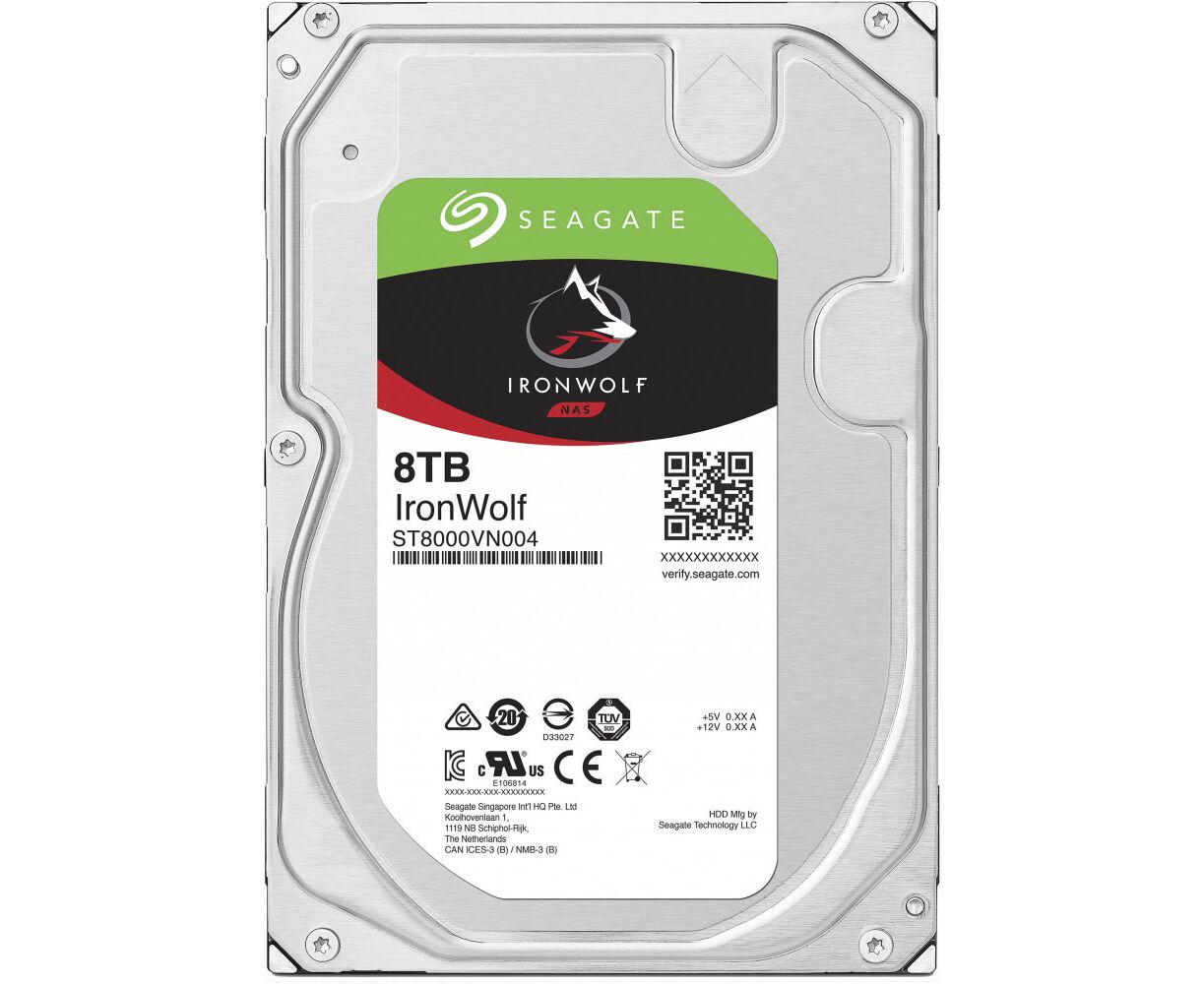 HDD Seagate Original Sata3 8 Tb ST8000 VN004 NAS Ironwolf (7200rpm) 256 Mb 3.5"