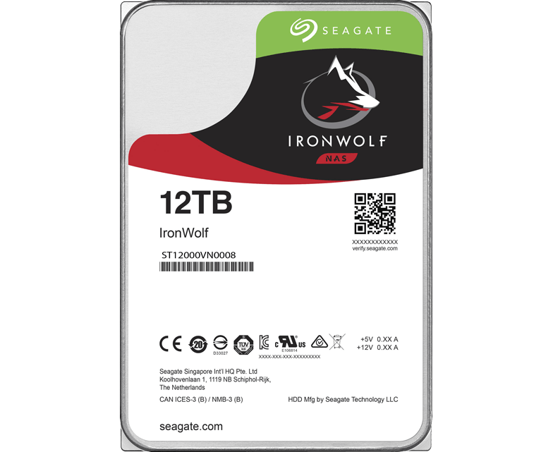 HHD Seagate Original Sata3 12 Tb ST12000 VN0008 Ironwolf (7200rpm) 256 Mb 3.5"