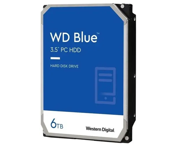 HDD WDC Blue WD60 EZAX SATA 6 TB 6 GB/S 256 MB