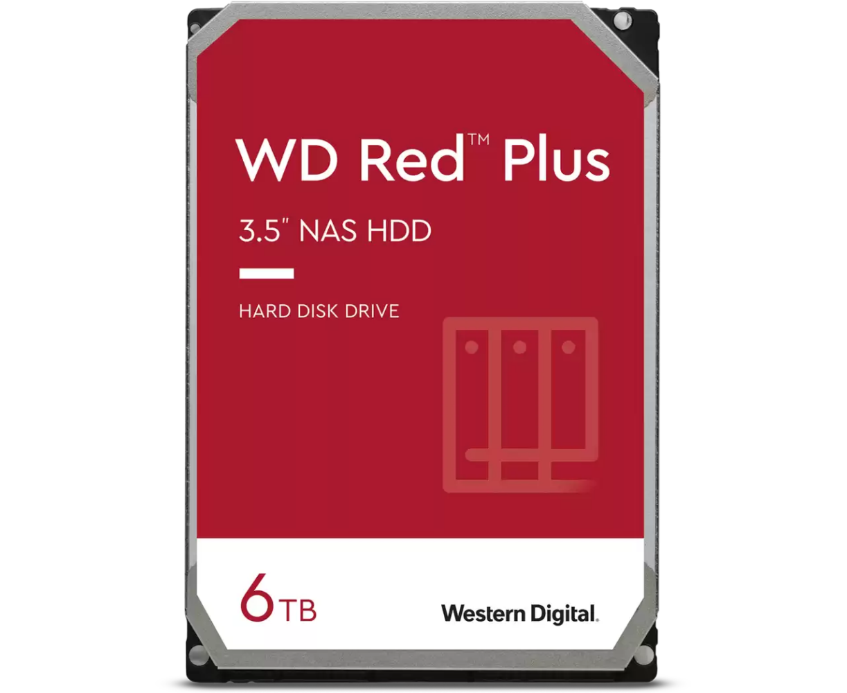 HDD WDC Red Plus WD60 EFPX SATA 6 TB 6 GB/S 256 MB