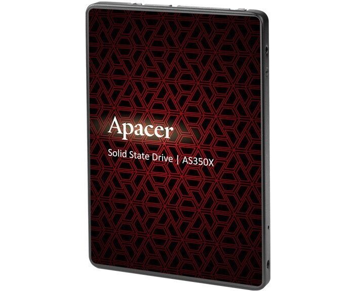 SSD Apacer PANTHER AS350 X (AP256 GAS350 XR-1) 256 Gb SATA 2.5" 7mm, R560/W540 Mb/s, IOPS 80 K, MTBF 1,5 M, 3 D NAND, Retail