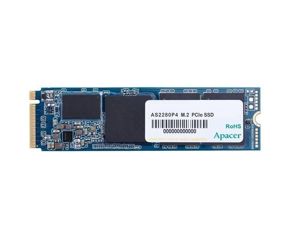SSD Apacer 512 GB AS2280 AP512 GAS2280 P4 X-1 M.2 2280 PC Ie Gen3x4 with NV Me, 2100/1500, IOPS 300/420 K, MTBF 1.5 M, 3 D NAND, DRAM less, 350 TBW, 0,62 DWPD, RTL