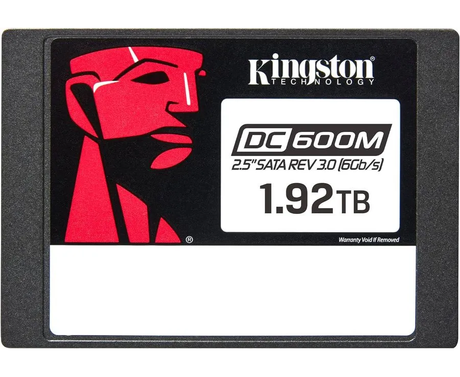 SSD Kingston DC600 M (SEDC600 M/1920 G) 1920 GB, 2.5" 7mm, SATA3, 3 D TLC, R/W 560/530 MB/s, IO Ps 94 000/78 000, TBW 3504, DWPD 1