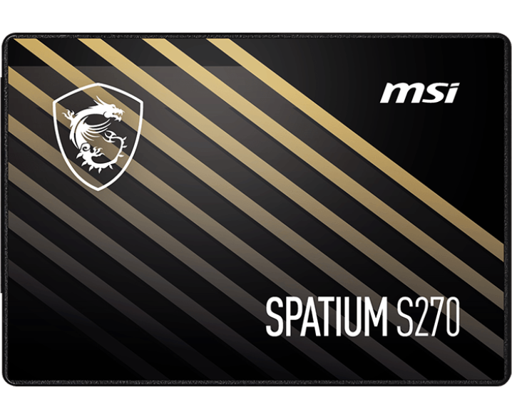 SSD 2.5" 960 Gb SATA MSI Spatium S270 (S78-440 P130-P83) (R/W 500/450 MB/s, TBW 500)
