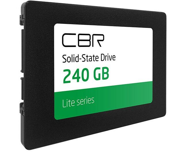 SSD CBR SSD-240 GB-2.5-LT22, серия Lite 240 GB, 2.5", SATA III 6 Gbit/s, SM2259 XT