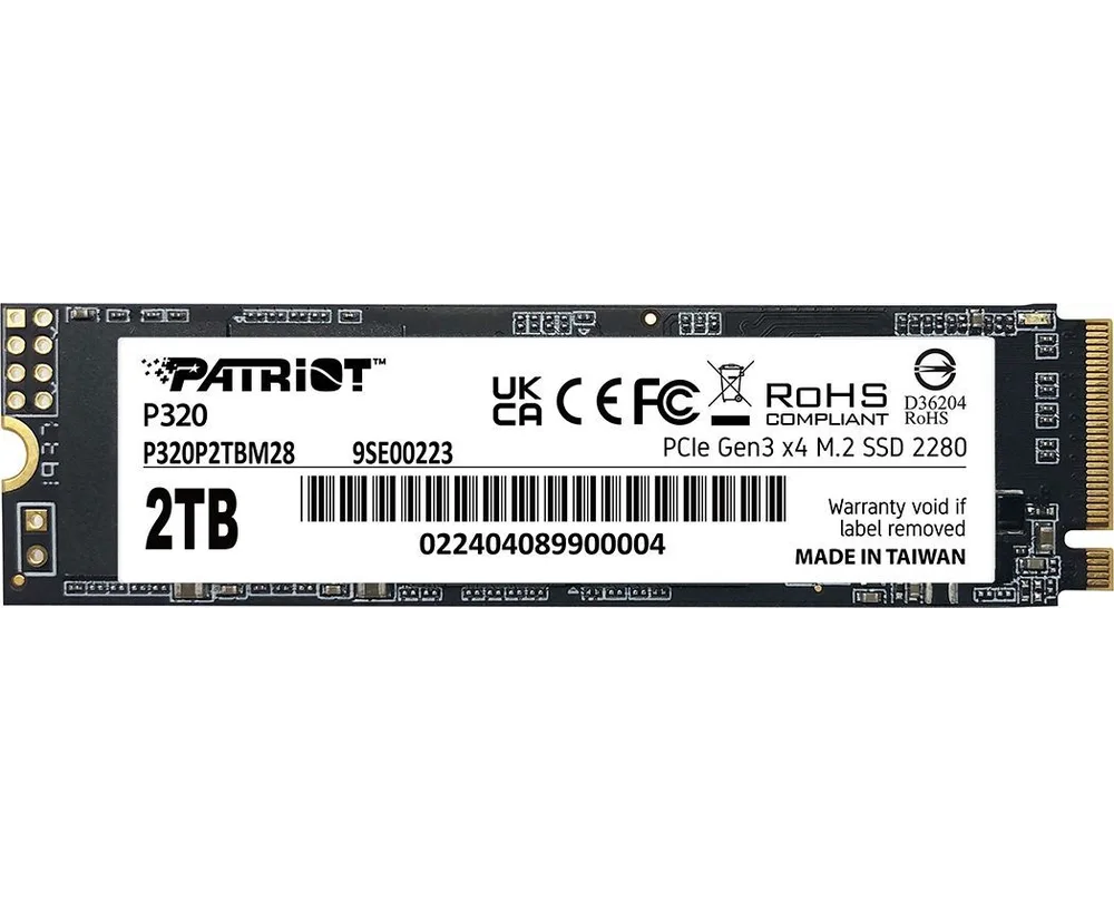 SSD PATRIOT P320 P320 P2 TBM28 M.2 2280 2 TB