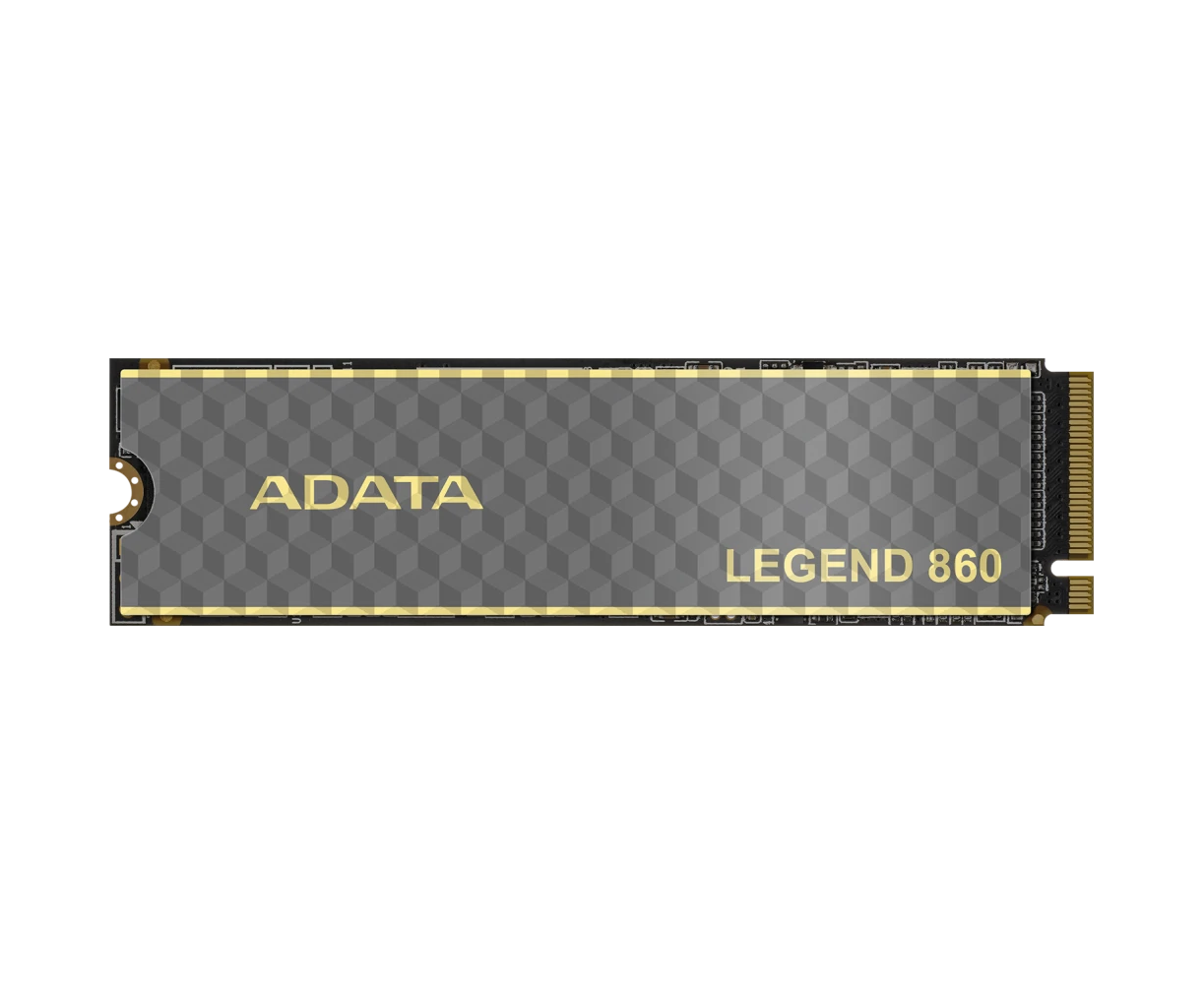 SSD A-DATA Legend 860 (SLEG-860-1000 GCS) 1.0 TB M.2 (PCI-E 4.0 x4, up to 6000/4000 Mbs, 3 D NAND, 320 TBW, NV Me 1.4, 22x80mm)