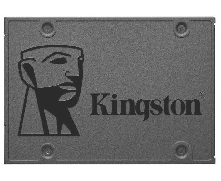 Внутренний SSD Kingston 480 GB A400, SATA-III, R/W - 450/500 MB/s, 2.5", TLC
