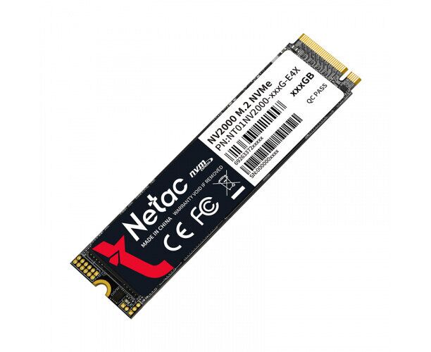 Внутренний SSD Netac 512 GB NV2000, PC Ie x4, R/W - 2500/1950 MB/s, (M.2), 2280, TLC 3 D NAND