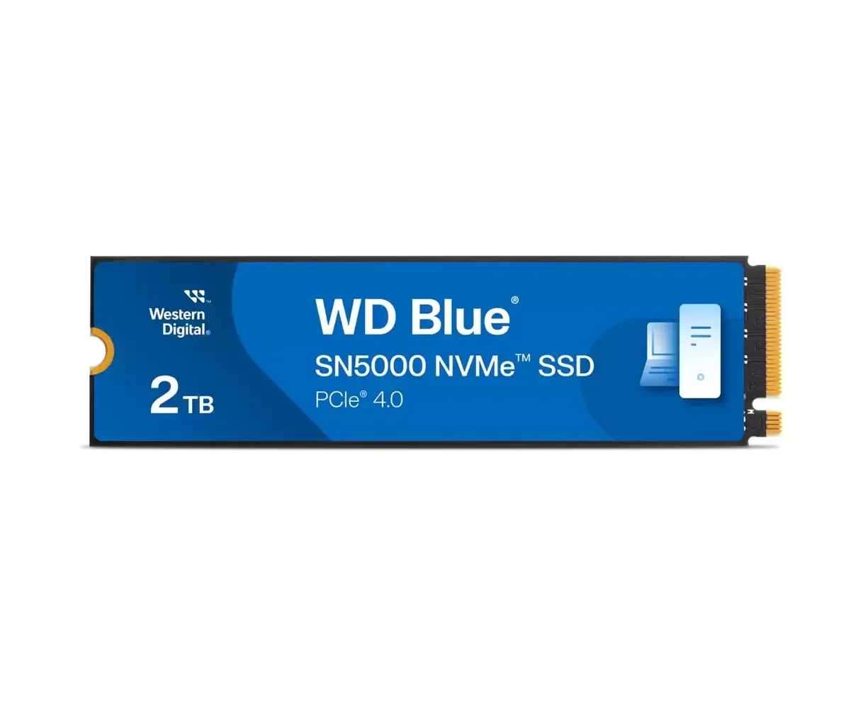 SSD WD Blue (WDS200 T4 B0 E) 2 TB, NV Me, M.2 2280, PCI-E 4x4 (R/W - 5150/4850 MB/s)