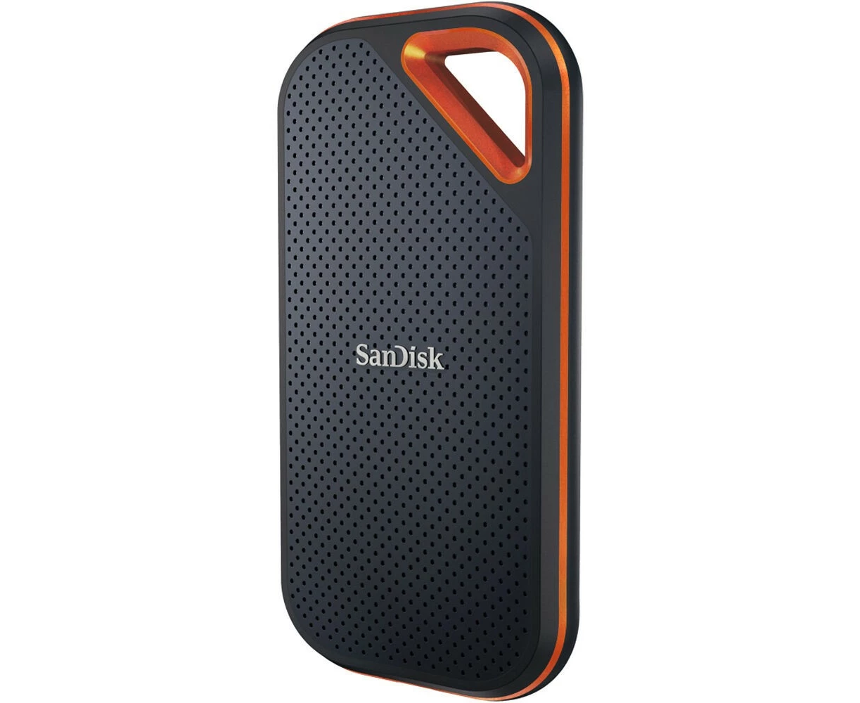 SSD Sandisk Extreme Pro Portable V2 (SDSSDE81-4 T00-G25), External, 4 TB USB 3.2, R/W -2000/2000 MB/s черный