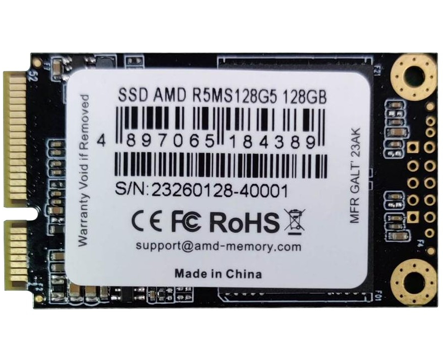 SSD AMD Radeon R5 MS128 G5 128 GB m SATA 3 D Nand Retail