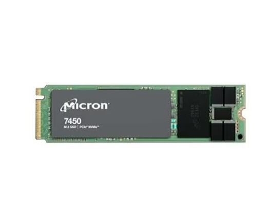 SSD Micron 7450 PRO, (MTFDKBA960 TFR-1 BC1 ZABYY) 960 GB, M.2(22x80mm), NV Me, PC Ie 4.0 x4, 3 D TLC, R/W 5000/1400 MB/s