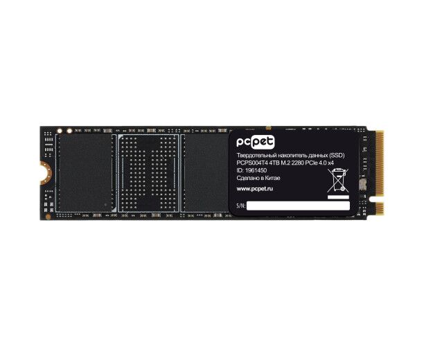 SSD PC Pet PCPS004 T4 4 TB PCI-E 4.0 x4 M.2 2280 OEM