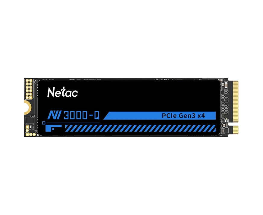 SSD Netac NV3000 Q (NT01 NV3000 Q-1 T0-E4 X) 1.0 Tb M.2 (PC Ie 3x4, 3000/2100 M Bs, 600 TBW, h/s)