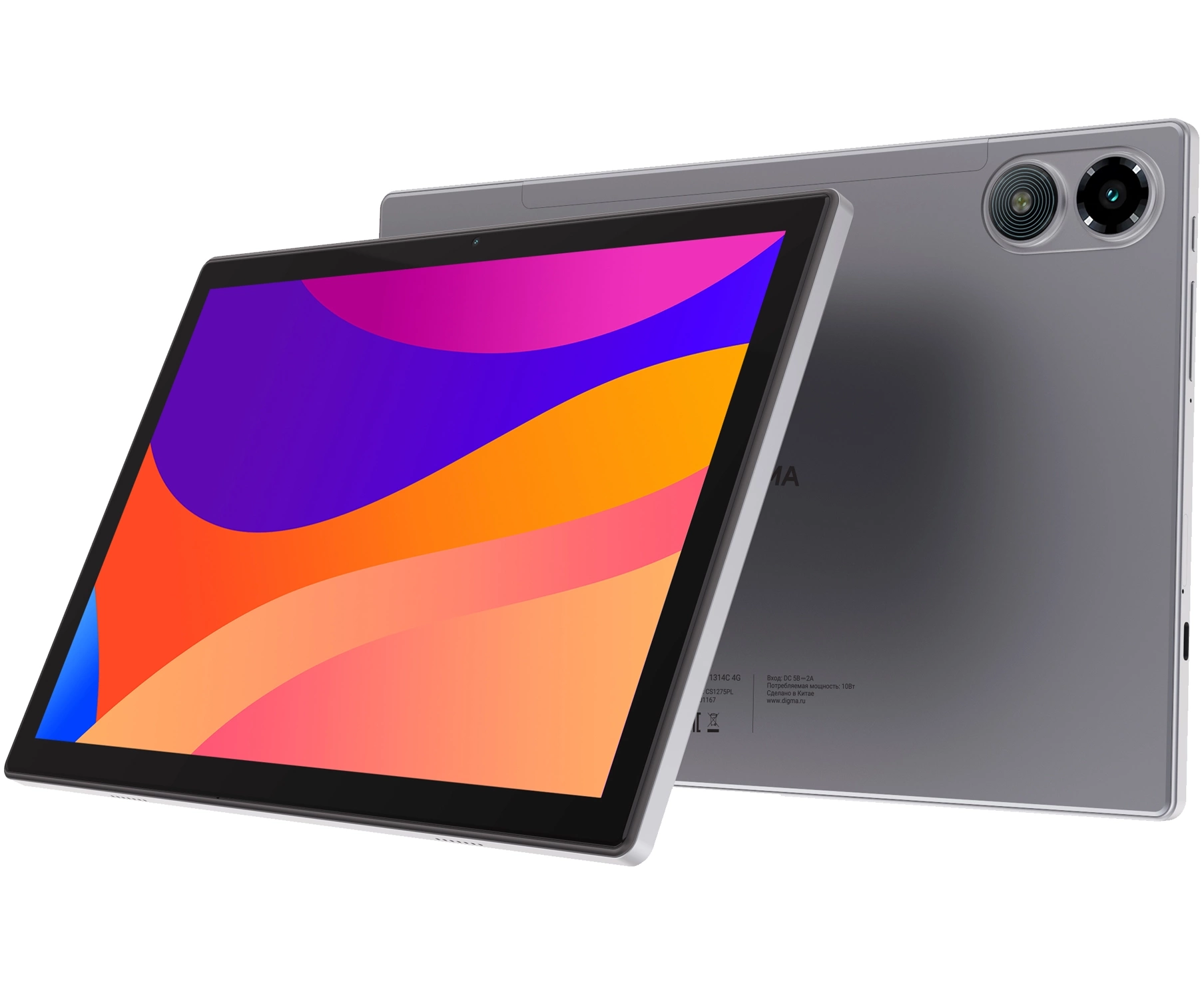 Планшет Digma Citi 1314 C 4 G (CS1275 PL) 3 ГБ, 32 GB, серый