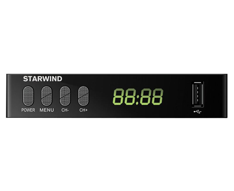 Ресивер DVB-T2 Starwind CT-220 черный DVB-T2/DVB-C/IPTV