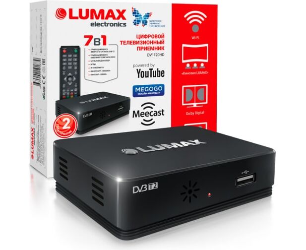 Цифровой телевизионный приемник LUMAX DV1120 HD