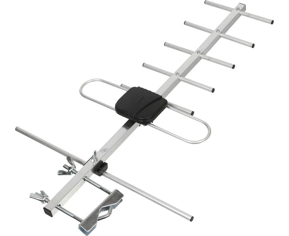 Антенна телевизионная Hyundai H-TAE120 11д Б пассивная серебристый