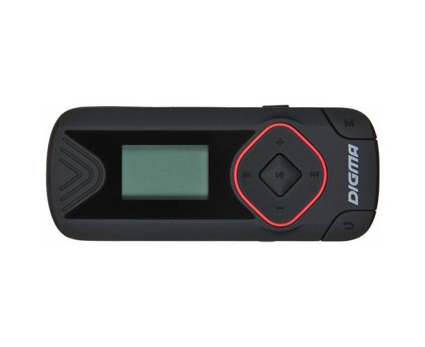 Плеер Flash Digma R3 8 Gb черный/0.8"/FM/micro SDHC/clip