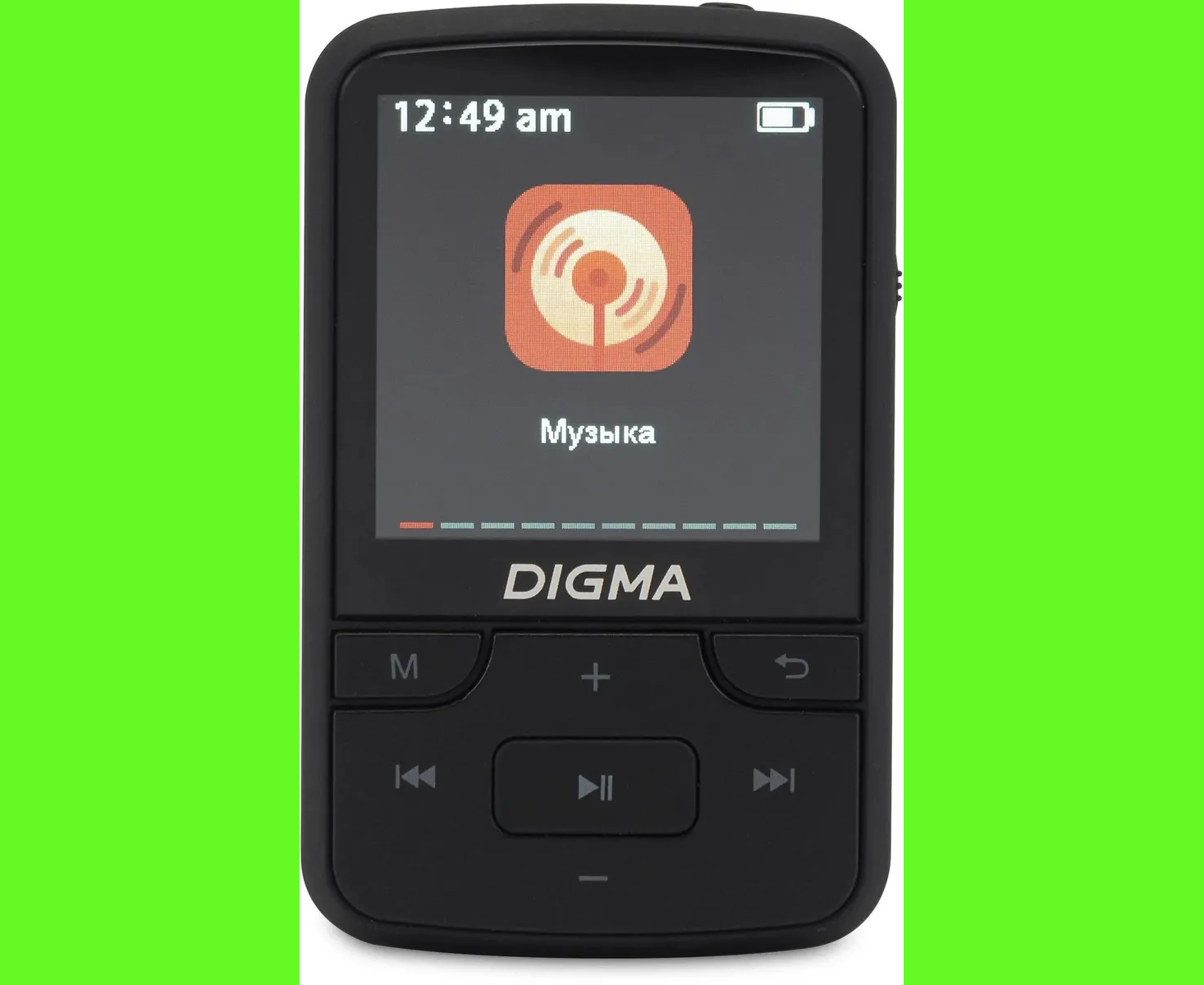 MP3 плеер Digma Z5 BT flash 16 ГБ черный