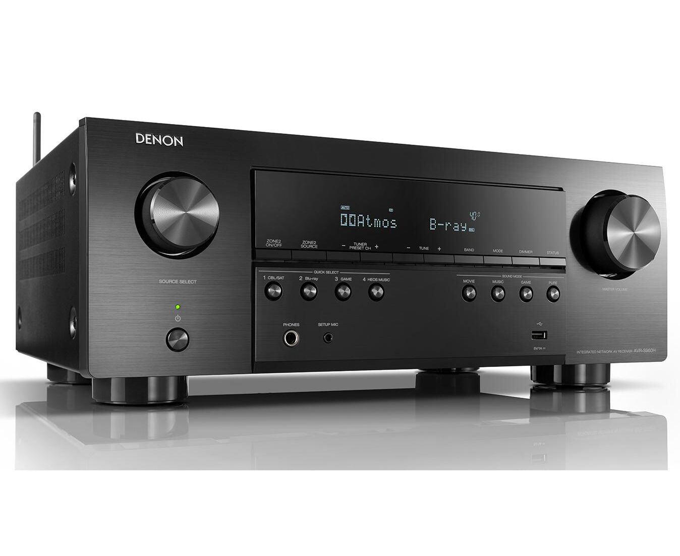 AV-ресивер Denon AVR-S960 H черный