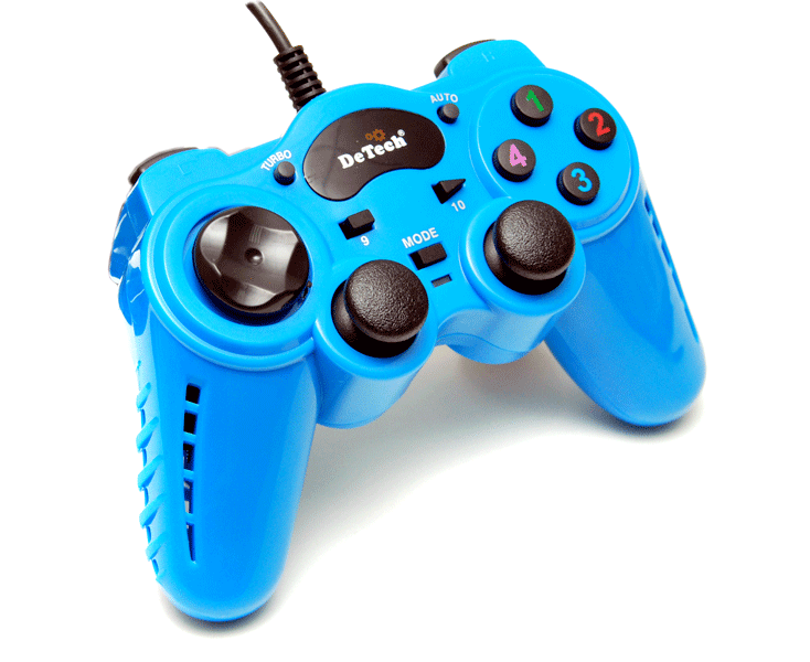 Геймпад De Tech NS 3120 голубой