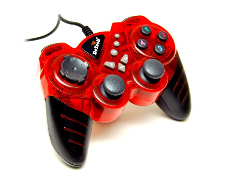 Геймпад De Tech NS 3124 красный матовый