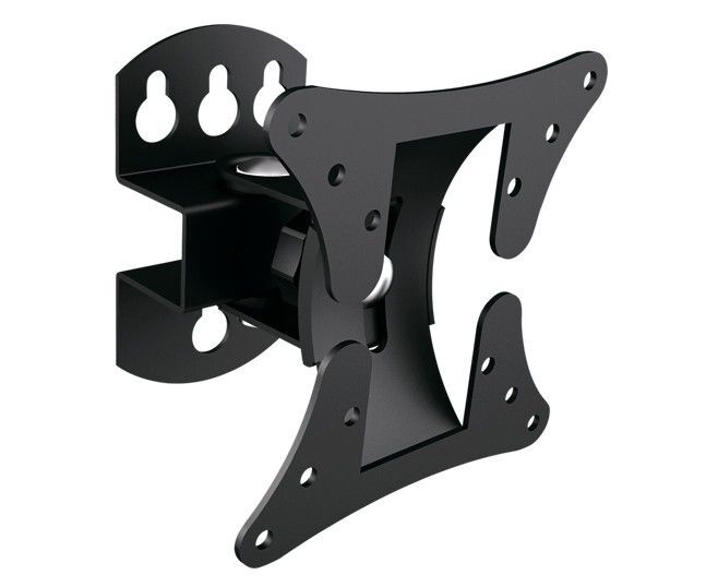 Кронштейн для телевизора Arm Media LCD-101 черный 10"-26" до 30кг поворот и наклон