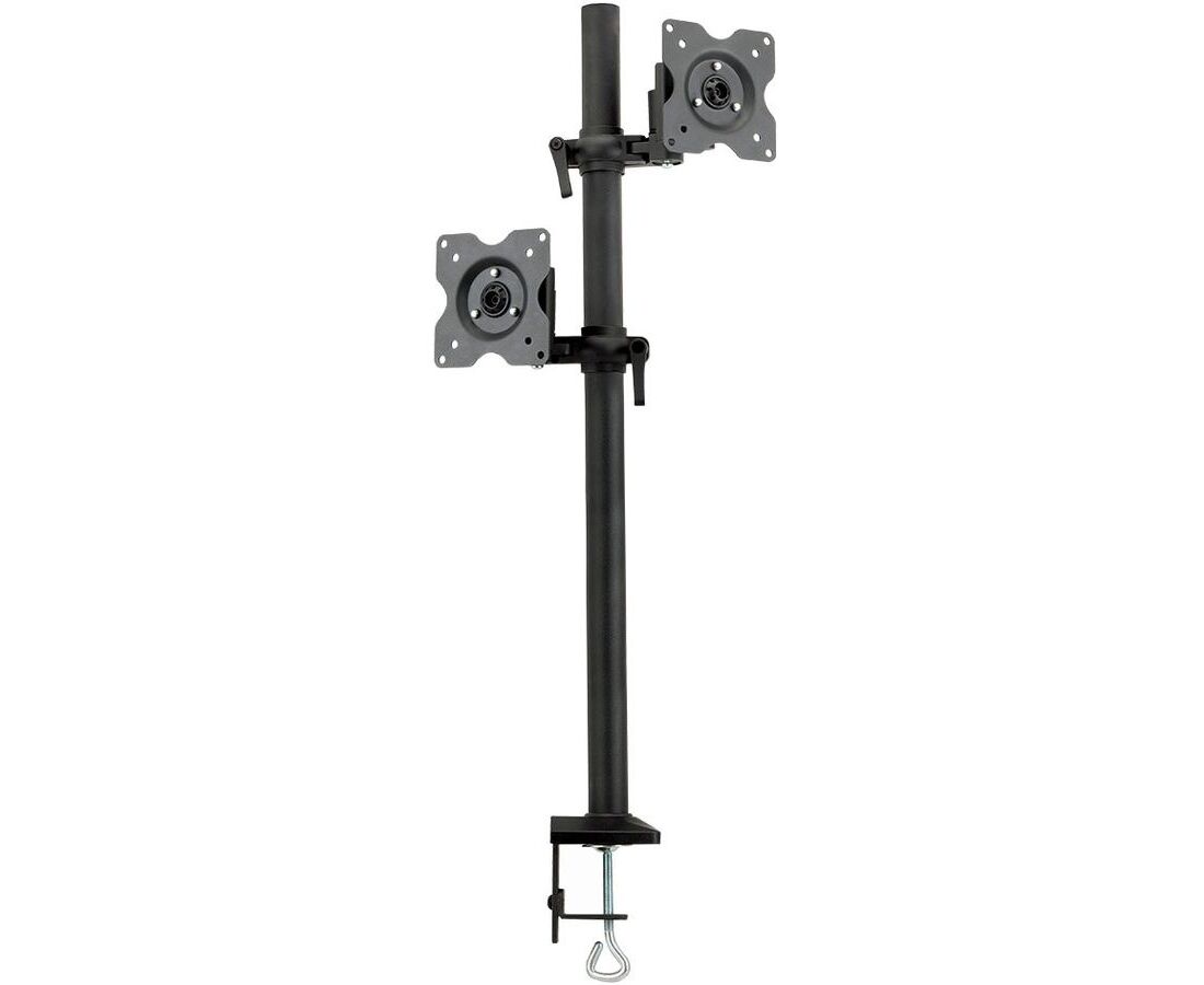 Кронштейн для мониторов ЖК Kromax OFFICE-5 серый 13"-32" макс.12кг настольный поворот и наклон