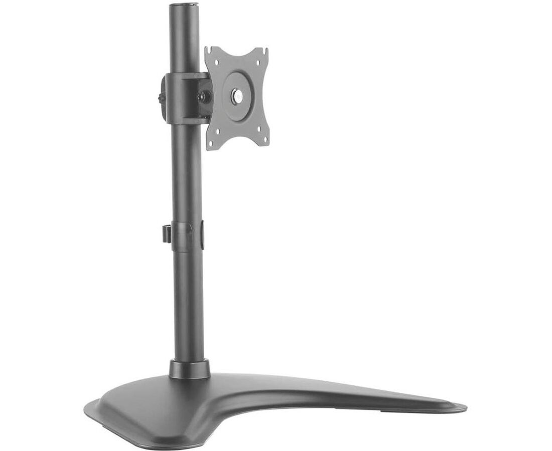 Кронштейн для мониторов Ultramounts UM 704 черный 13"-27" макс.10кг настольный поворот и наклон верт.перемещ.