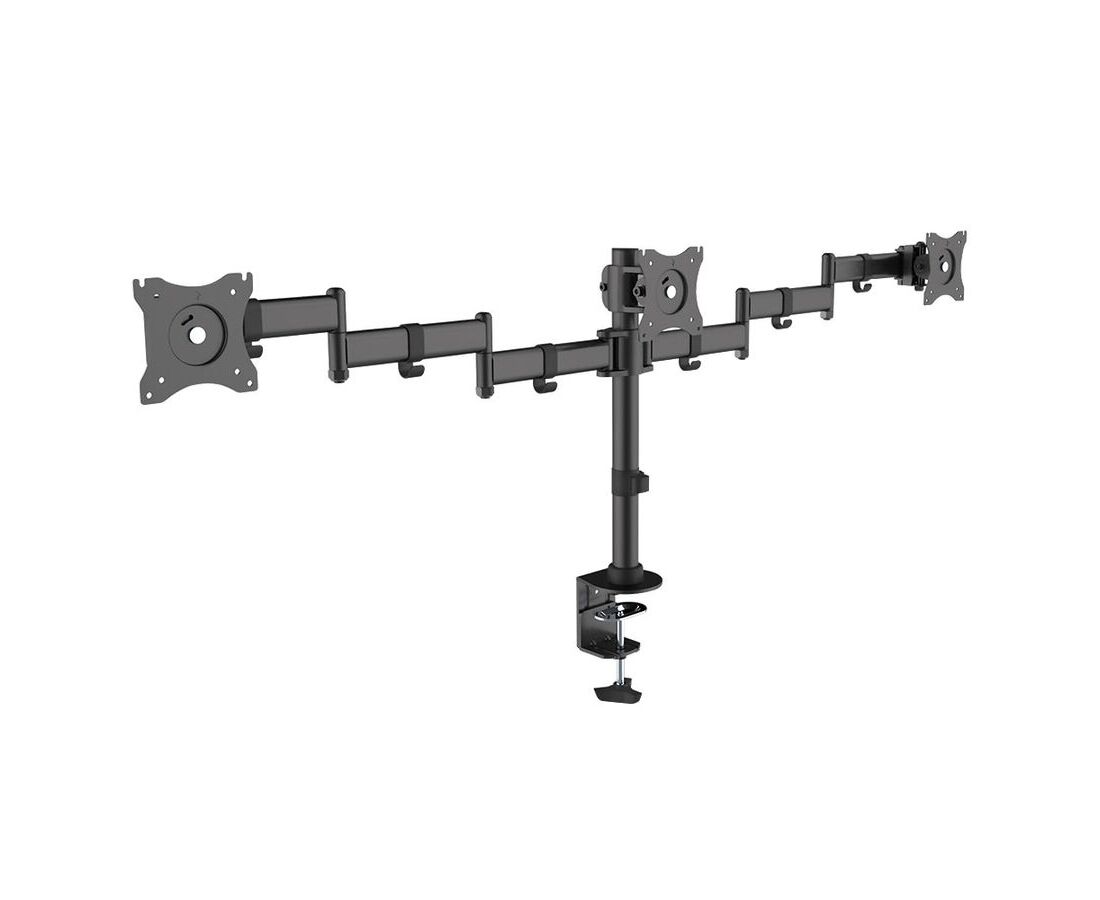 Кронштейн для мониторов Arm Media LCD-T15 черный 15"-32" макс.30кг настольный поворот и наклон верт.перемещ.